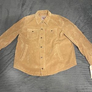 Levi's Men's Faux Leather Shirt Jacket